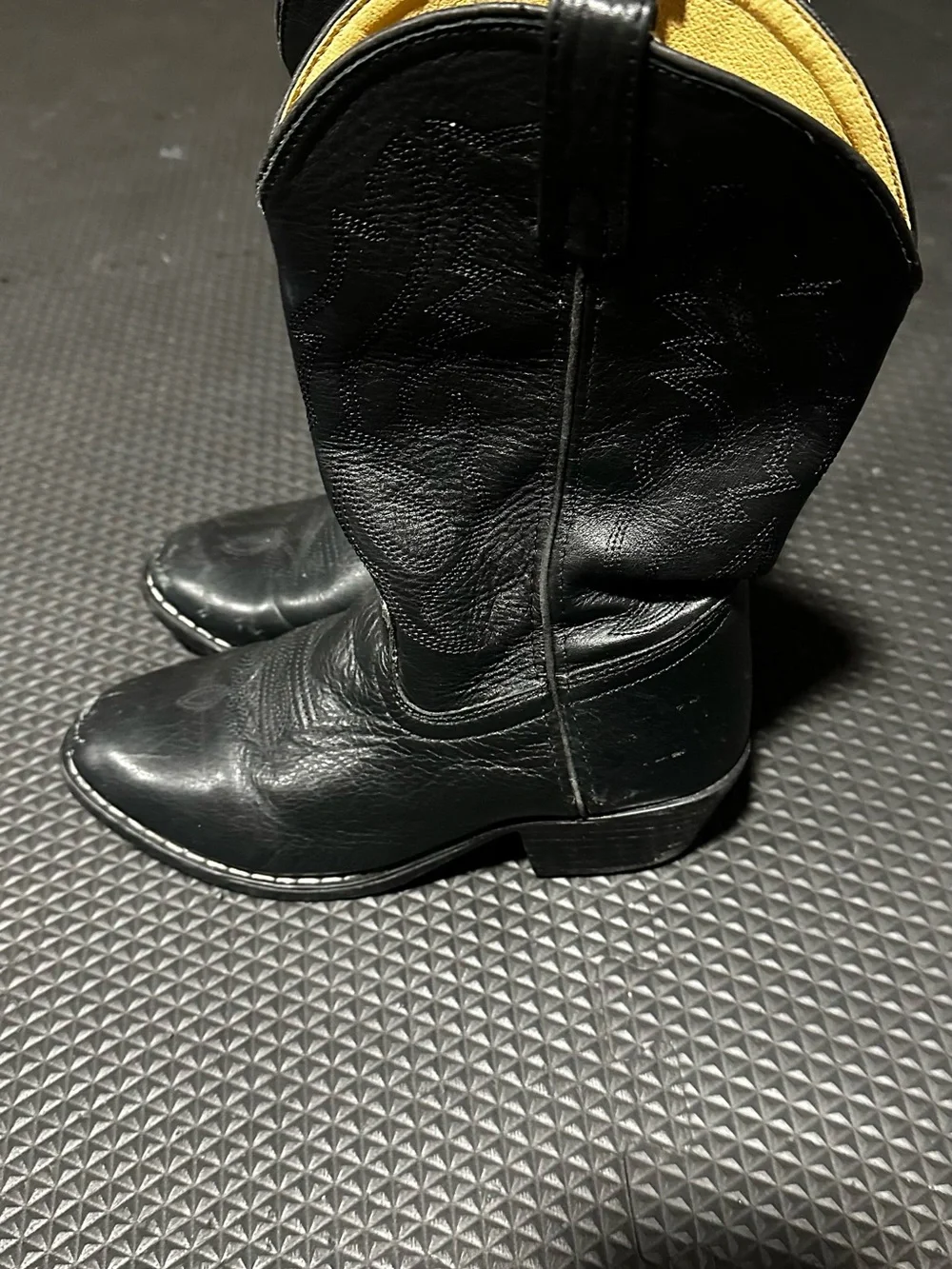 Kids Black Cowboy Boots